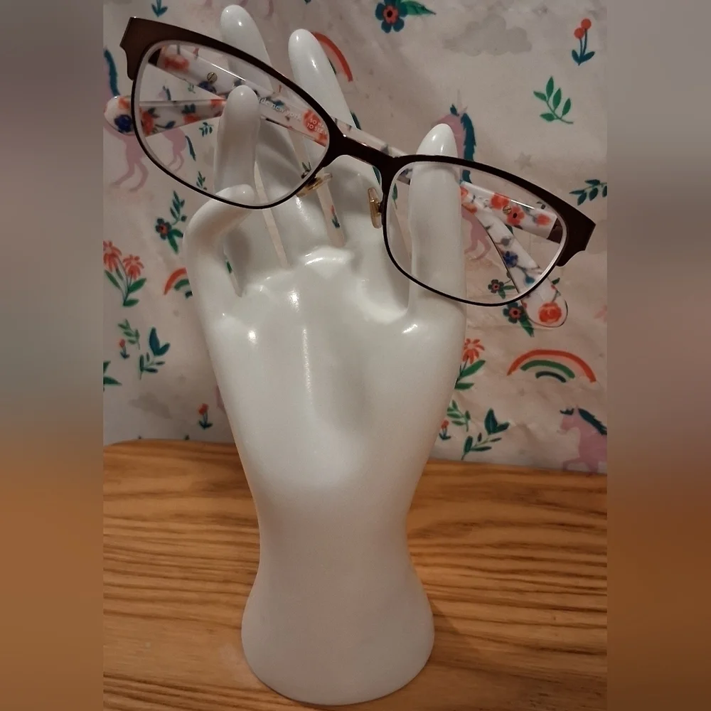 EUC Kate Spade Diandra Tortoise Cat Eye & Floral Reading Glasses Vision Frames